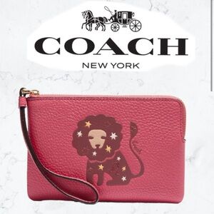 Coach Leo Wristlet